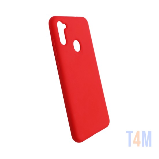 Capa de Silicone para Samsung Galaxy A11/M11 Vermelho